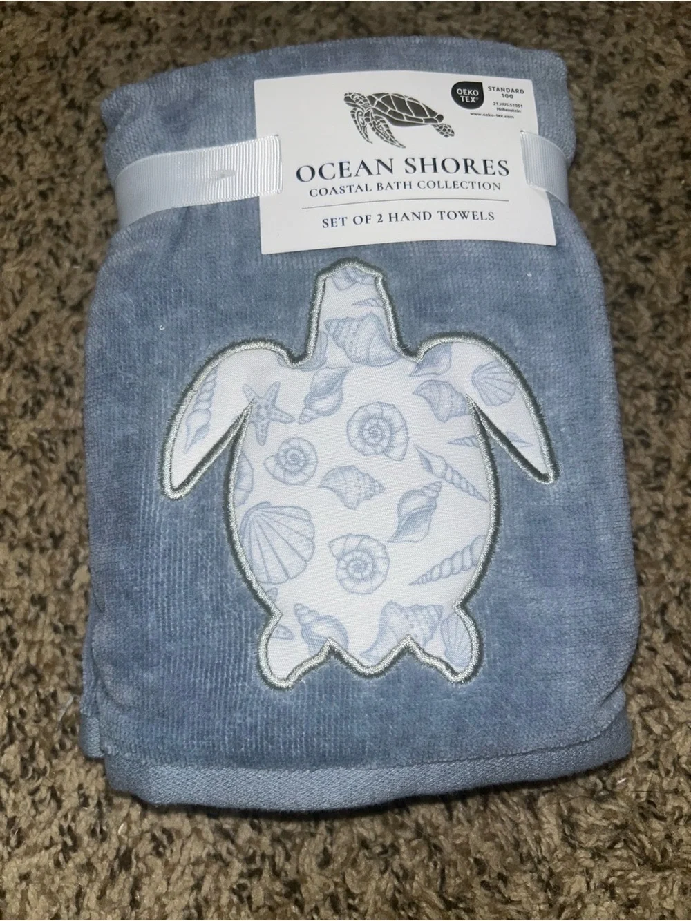 Sea Turtle Hand Towel Set